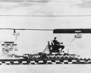 Illustration for article titled Murphy's Law and the Rocket Sleds That Love It